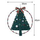 Handwoven Macrame Christmas Tree Wall Hanging with Bells & Snowflake - Axyaa Boho Decor
