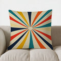 Axyaa Modern Black & White Striped Pillow Cover for Sofa, Bedroom, Car