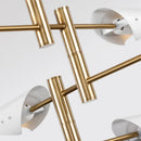Axyaa Modern Renaissance Gold Black Metal Chandelier Nordic Design Dining Bedroom Light