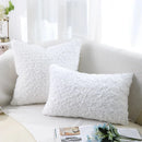 Axyaa Luxury Fluffy Fur Pillow Cover Modern Home Decorative Cushions