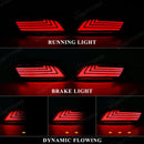 Axyaa Rear Bumper Reflector Lights with Dynamic Turn Signal for Lexus RX Harrier Venza
