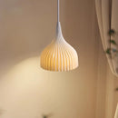 Axyaa White Resin LED Pendant Light for Home Decor and Illumination