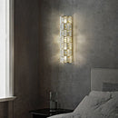 Axyaa Crystal Wall Lamp: Elegant LED Lighting for Luxury Living Room, Bedroom, Dining Room