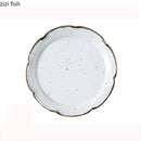 Axyaa Ceramic Shallow Plate Set for Stylish Dining Experience