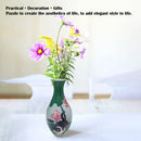 Axyaa Retro Porcelain Puzzle Vase Hydroponics Flower Arrangement DIY Handmade