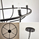 Axyaa Industrial Chandelier Light for Living Room Kitchen Dining Room
