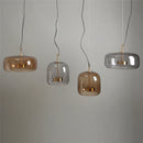 Axyaa Nordic Glass Chandelier LED Bedroom Lamp - Contemporary, Contracted Design