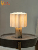 Axyaa Marble Table Lamp Touch USB Charging Modern Light Fixtures for Living Room