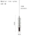 Axyaa Glass Pendant Light: Modern LED Fixture for Various Spaces
