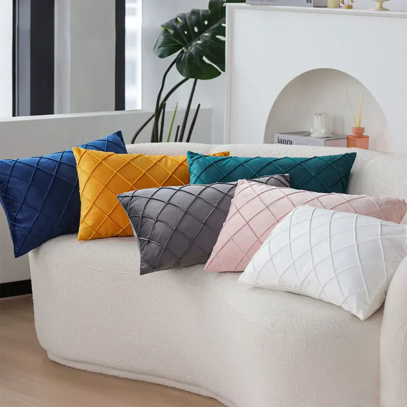Axyaa Soft Decorative Rectangular Pillow Cover 30x50 Ultra Soft Sofa Throw Cushion