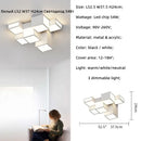 Axyaa Modern Minimalist Square LED Ceiling Lamp for Living Room Dining Room