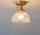 Axyaa Modern Glass Shade Ceiling Lights with E27 Holder