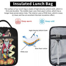 Insulated Nightmare Before Christmas Lunch Bag by Axyaa - Portable Thermal Cooler