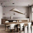 Axyaa Wabi Sabi Ceiling Hanging Lamp LED Chandelier for Kitchen Island Bar