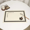 Axyaa Nordic Leather Dinner Mats Heat Insulation Home Decoration Table Placemat