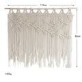 Nordic Woven Macrame Tapestry for Bedroom Decor by Axyaa