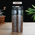 Axyaa Glass Coffee Beans Storage Jar - Vacuum Sealed Moisture-proof Container