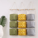 Axyaa Hanging Storage Organizer - 3 Pockets Waterproof Wall Mounted Closet Sundries Bag