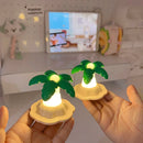 Axyaa Cartoon Coconut Tree Night Light - Ideal Children's Bedroom Desk Lamp