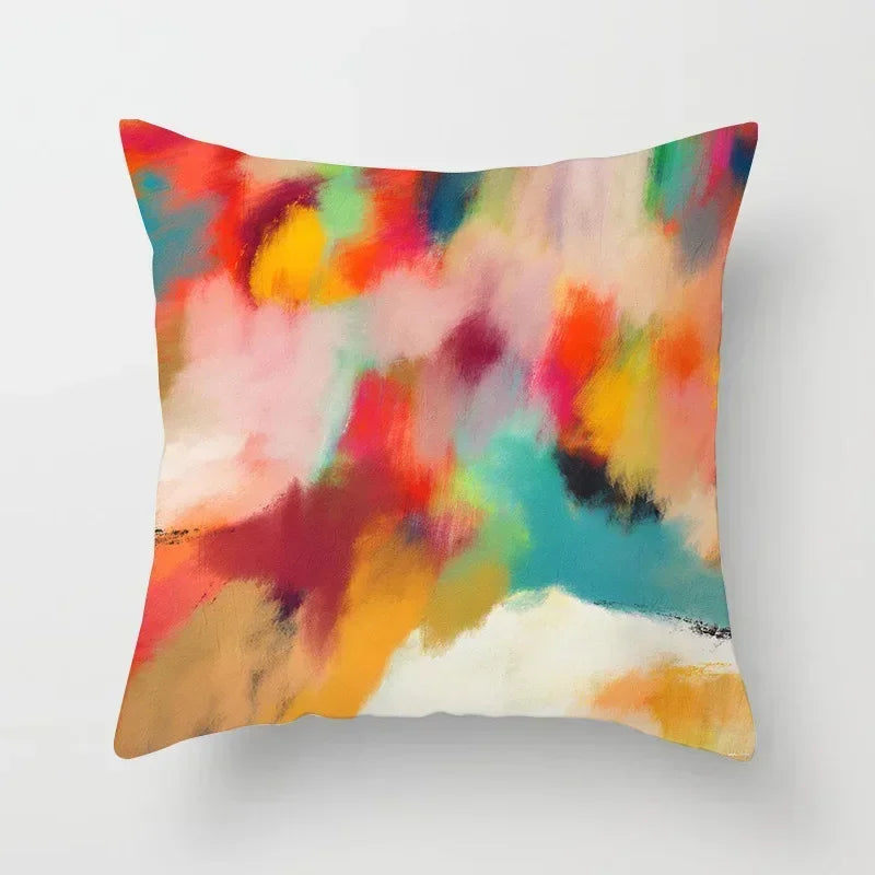 Nordic Abstract Velvet Pillow Cover by Axyaa - Simple & Chic