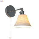 Axyaa Iron Ceramic LED Wall Lights Modern Living Room Bedroom Sconce Wandlamp