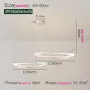 Nordic Ring Chandelier by Axyaa: Modern LED Ceiling Light for Dining, Living Room, Bedroom
