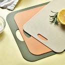 Axyaa Kitchen Tools Multicolor Chopping Board Set - Nonslip Plastic Cutting Mats