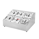 Axya Stainless Steel Seasoning Box Set for Salt/Pepper/Cumin
