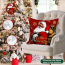 Axyaa Christmas Pillowcase with Zipper Closure for Living Room Sofa Cushion Suite