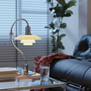Axyaa LED Glass Table Light Bauhaus Style 3-Layer Lampshade for Study and Bedroom
