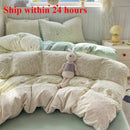 Axyaa Cloud Cotton Lace Summer Quilt Set - Single Thin Cool Quilt
