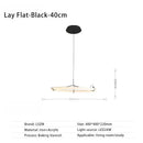 Axyaa Nordic Acrylic Chandelier LED Ceiling Light for Living Room Kitchen Restaurant
