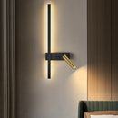 Axyaa Minimalist LED Wall Lamp Modern Living Room Decor Adjustable Spot Light