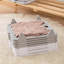 Axyaa Home Clothes Folding Board: Space-saving Organizer Rack for T-Shirts, Jumpers, Shelves