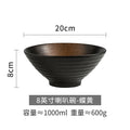 Axyaa Large Ramen and Soup Bowl Set, Japanese Ceramic Tableware