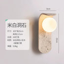 Axyaa Cream Wind LED Wall Lamp for Bedroom, Kitchen, and Outdoor Lighting