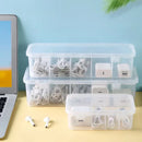 Axyaa Cable Organizer Box with Lid for Home and Office