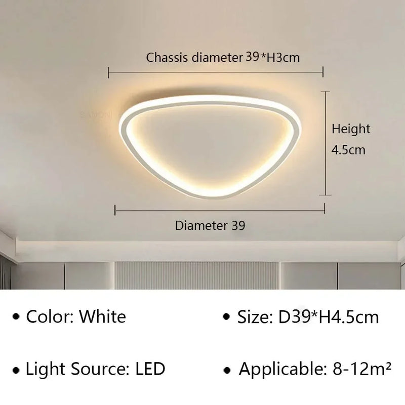 Axyaa Ultrathin LED Ceiling Lamp for Children's Bedroom and Home Decor
