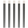 Axyaa Alloy Chopsticks Set for Tomatoes on Sticks, Anti-Slip Sushi, Holiday Parties