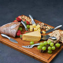 Axyaa Gold Mini Cutlery Set: Knife Fork Chisel Butter Cheese Slicer Stainless Steel