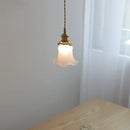 Axyaa Clear Glass Copper Socket LED Pendant Lamp for Home Decoration