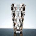 Axyaa Gilded Crystal Glass Vase Hydroponic Flower Decor Home Living Room
