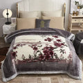 Axyaa Double Sided Warm Raschel Blanket for Winter - High End Soft & Cozy Weighted Comforter