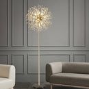 Axyaa Nordic Crystal Dandelion Floor Lamp for Living Room, Bedroom, and Shop