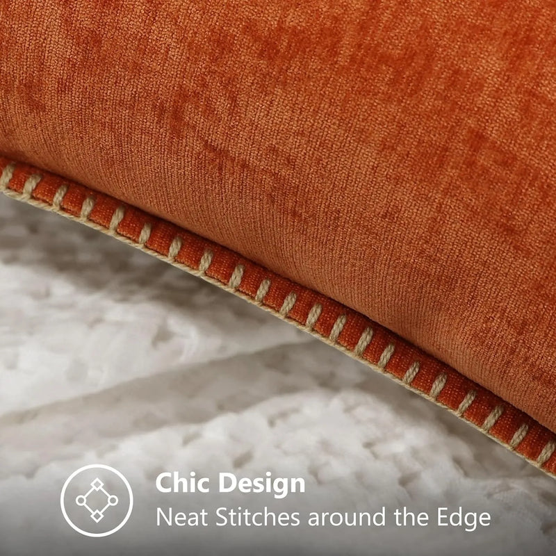 Luxury Chenille Velvet Cushion Cover for Elegant Living Room Decor by Axyaa