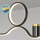 Axyaa Modern LED Pendant Light Chandelier for Living and Dining Room