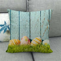 Easter Bunny Eggs Printed Pillow Covers 45x45cm - Axyaa Easter Decorations