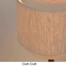 Nordic Style Wood Table Lamp with Cloth Shade by Axyaa – Vintage Design for Home and Hotel