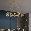 Axyaa Modern Pendant Lights: LED Chandelier Ceiling Lamp for Stylish Dining Room