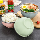 Axyaa Stainless Steel Double Layer Rice Bowl for Kids and Kitchen Tableware